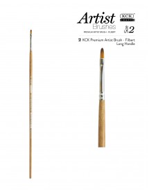 KCK PREMIUM FLAT LONG HANDLE BRUSH - BR 121FR #02